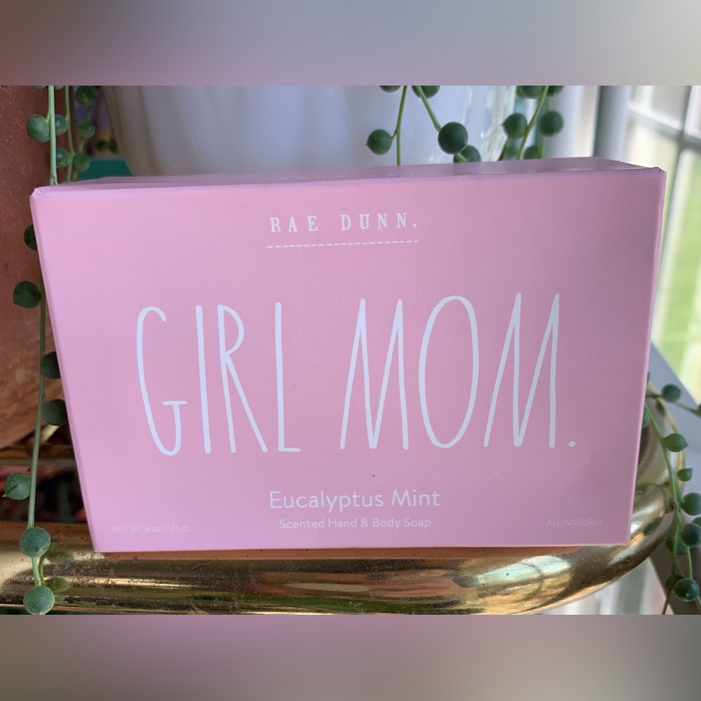 Rae Dunn GIRL MOM hand and body bar soap